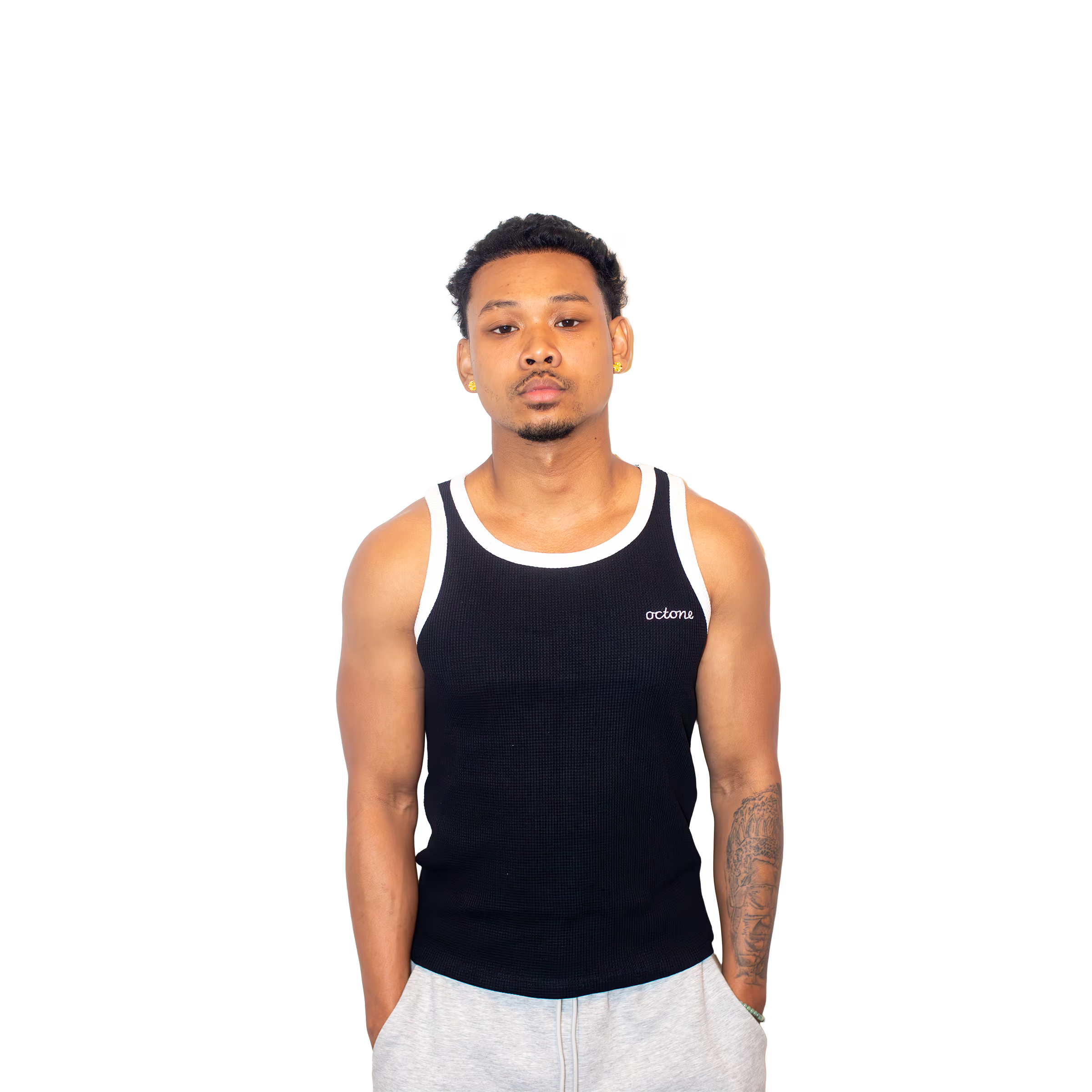 Signature Tank Top in Midnight Black