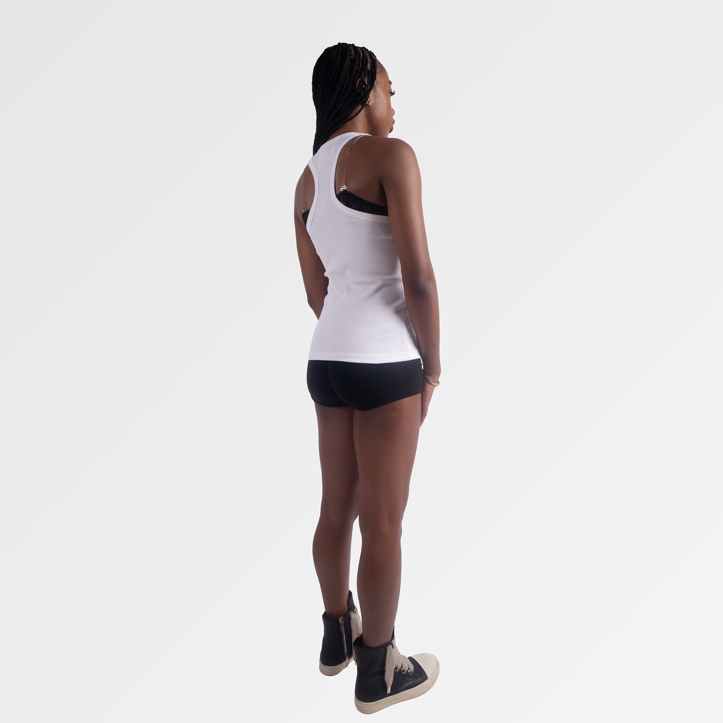Emblem Tank Top in Ivory