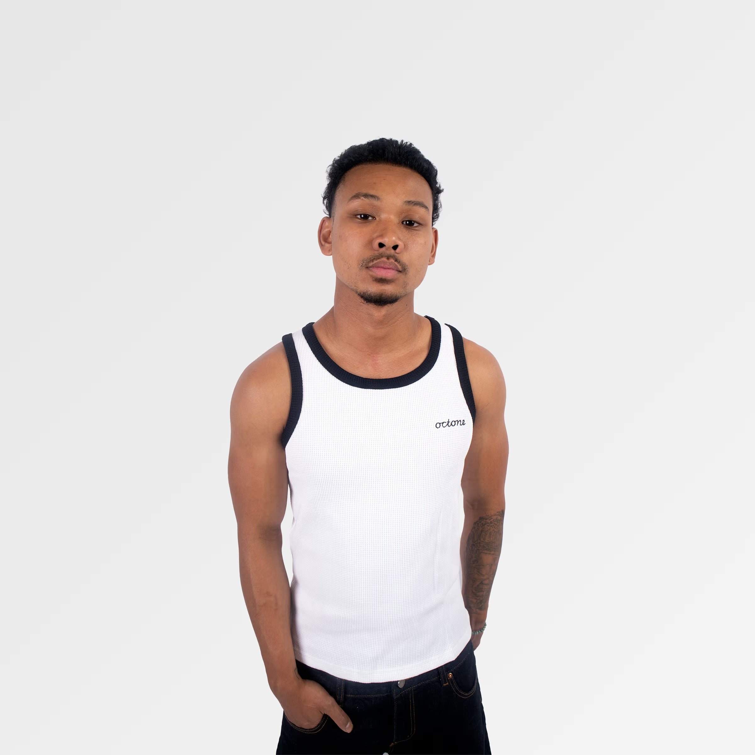 Signature Tank Top in Ivory