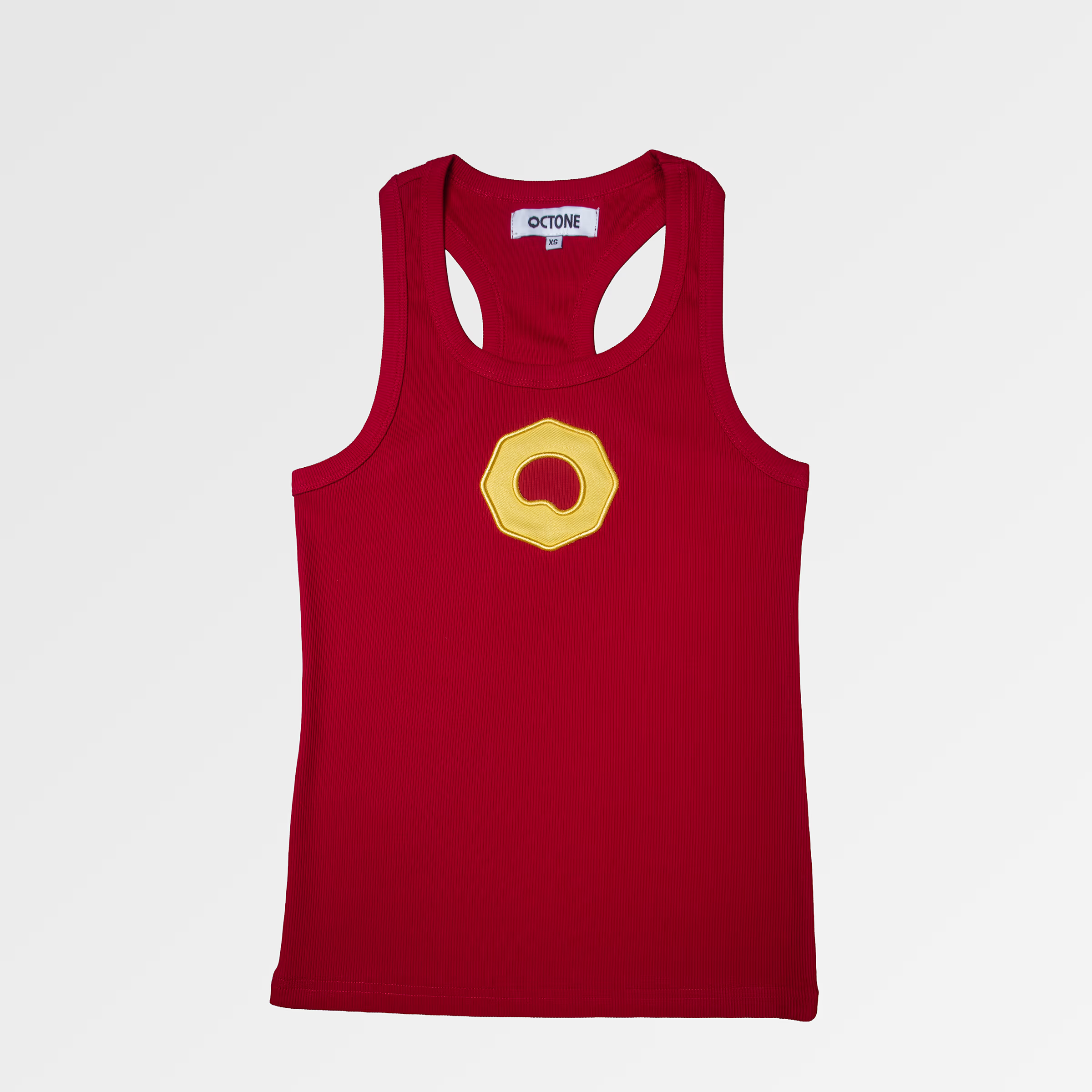 Emblem Tank Top in Crimson