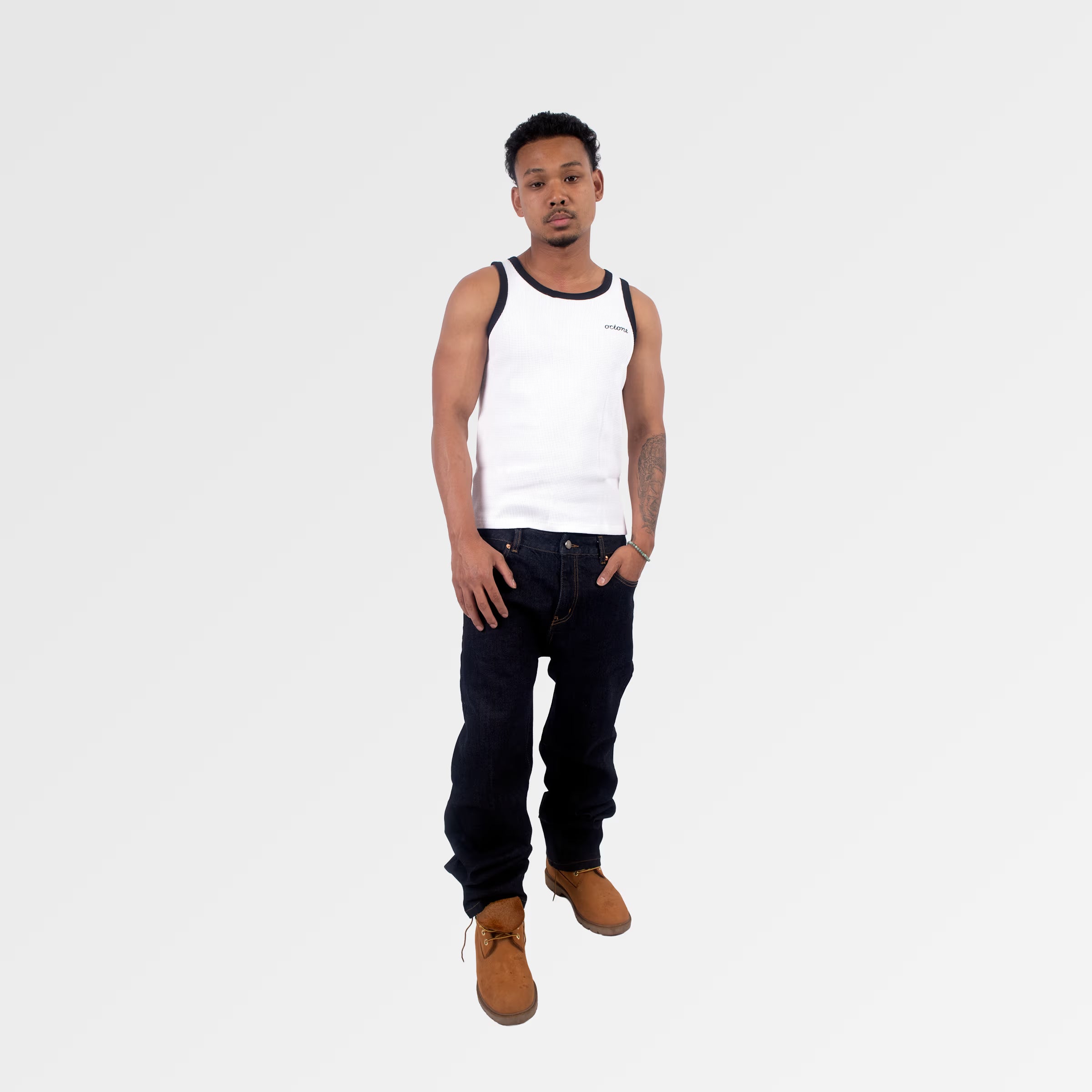 Signature Tank Top in Ivory